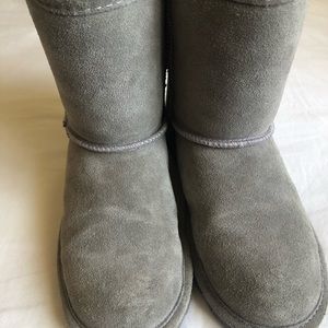 Girls Bearpaw Gray Boots